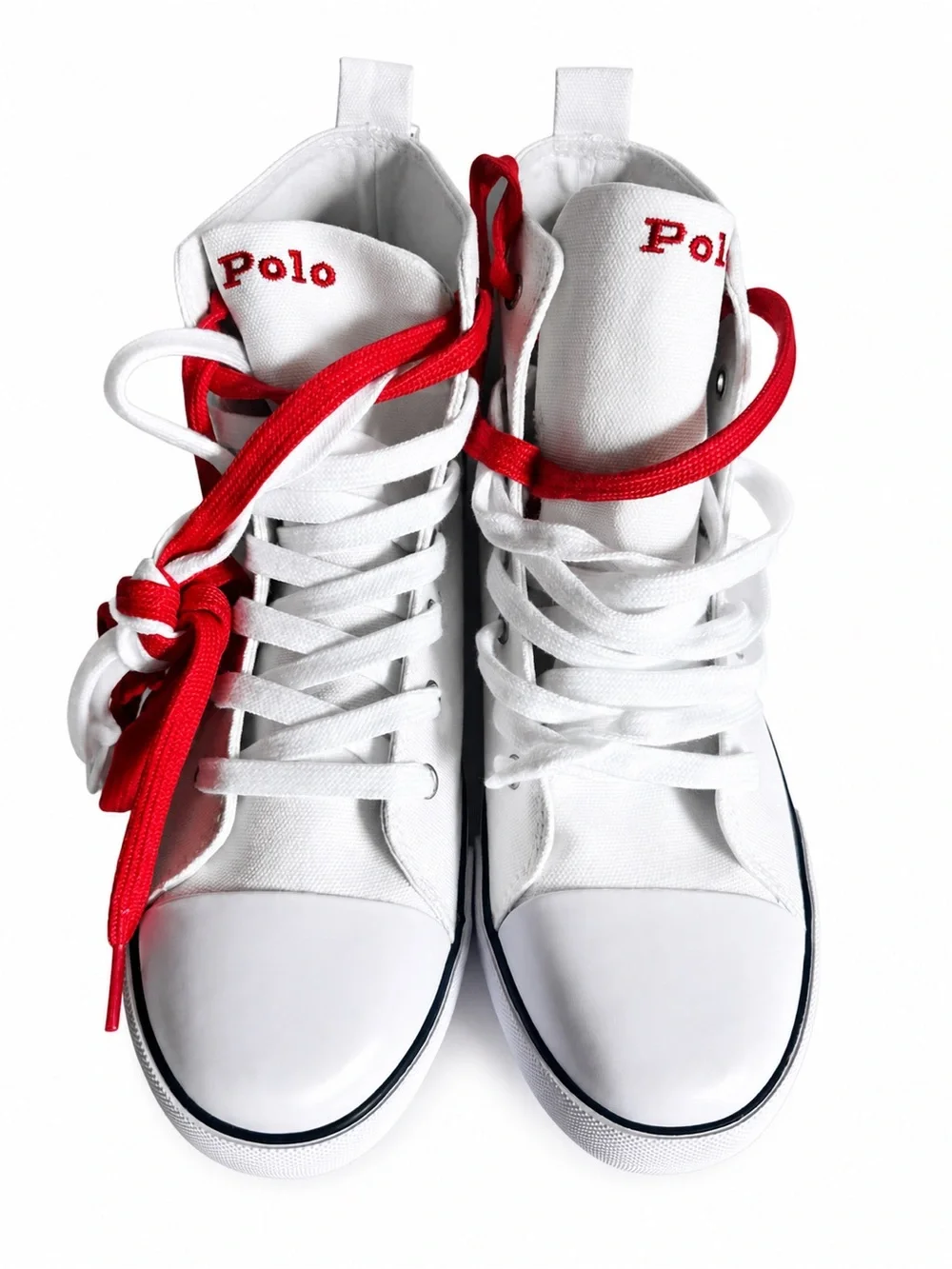 Polo Ralph Lauren White High Top Sneakers NWT Men’s 6